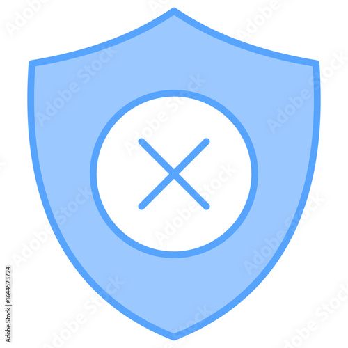 Unsafe Blue Icon