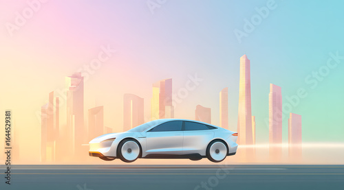 car in the city