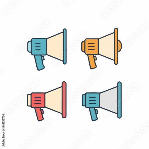 Dynamic announcement icons amplify messages, grab attention, and drive engagement for impactful communication.