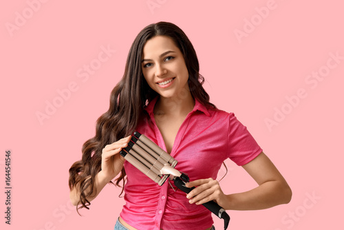 Beautiful young woman with ...