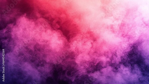 Colorful Abstract Smoke Background in Shades of Pink, Purple, and Blue with Soft Blurry Texture and Creative Atmosphere