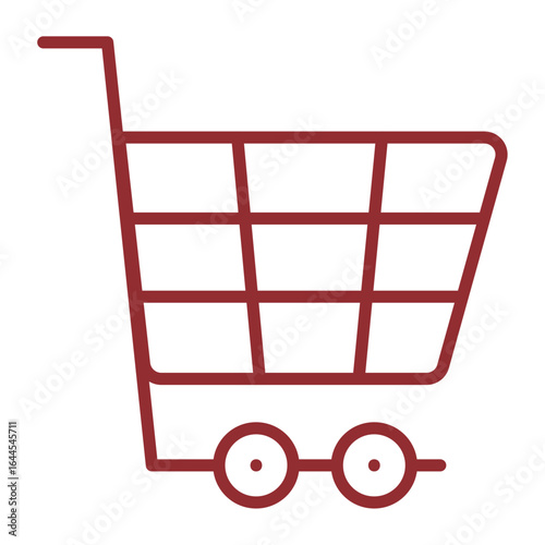 Global E-commerce Shopping Cart Illustration

