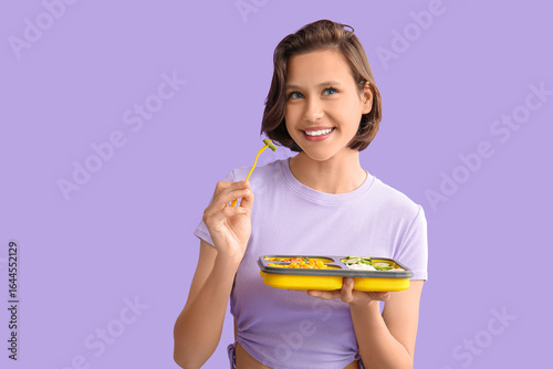 Beautiful young happy woman...