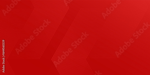 Abstract hexagon rendering of red abstract glass simple background design. Good