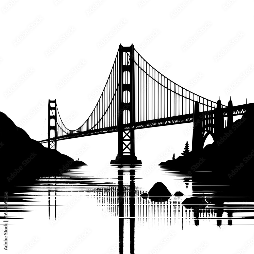 Obraz premium Paraguay Vector Map | Minimal Black and White Outline