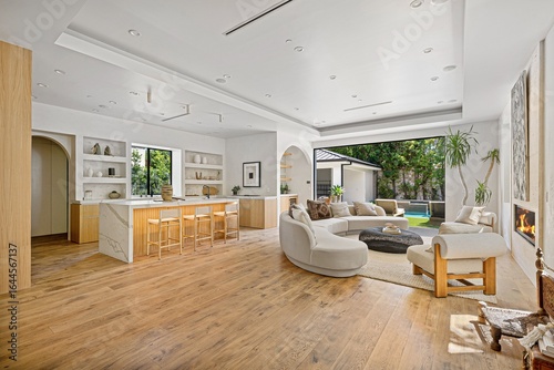 Wallpaper Mural Contemporary luxury home with open layout, designer finishes, and seamless indoor-outdoor living Torontodigital.ca