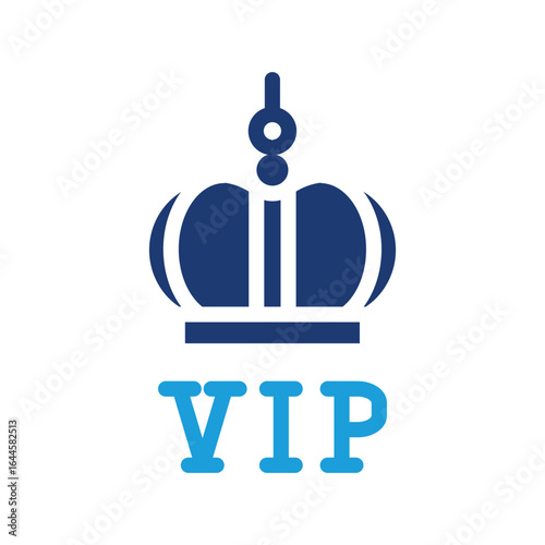 vip crown colored icon vector design good for web or mobile app