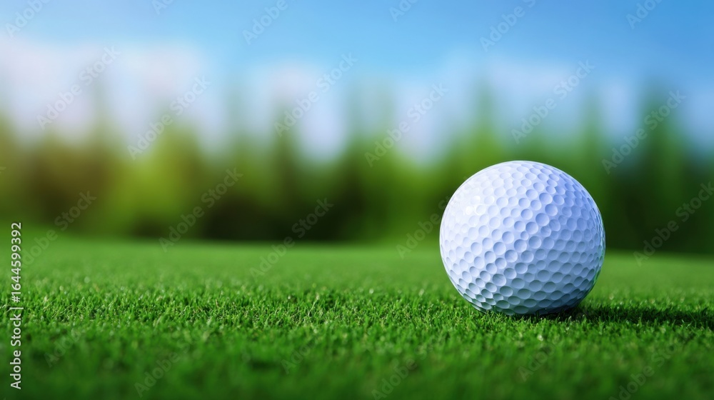 Obraz premium Golfing + Empty Space + Premium Image