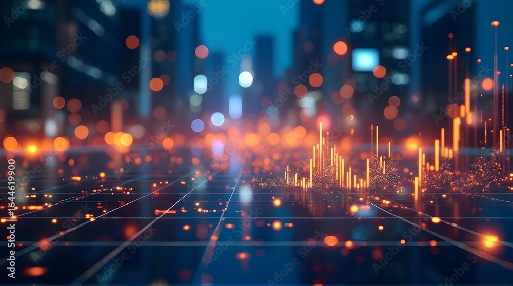 Fototapeta premium stock market chart