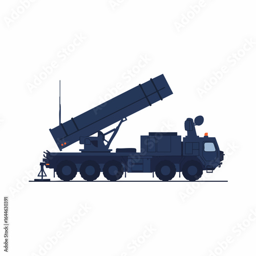 Modern Military Missile Launcher Vehicle with Elevated Launching System