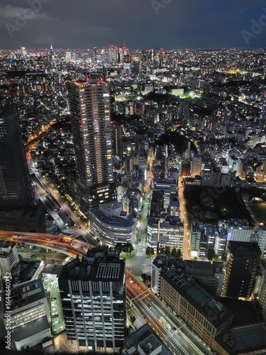 City night view in Tokyo