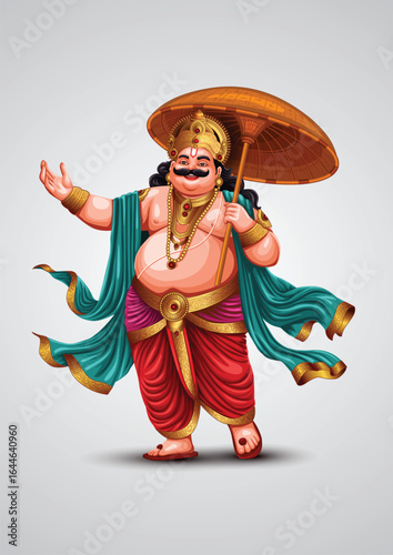 mahabali in white background