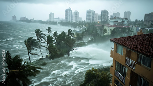Coastal storm damage