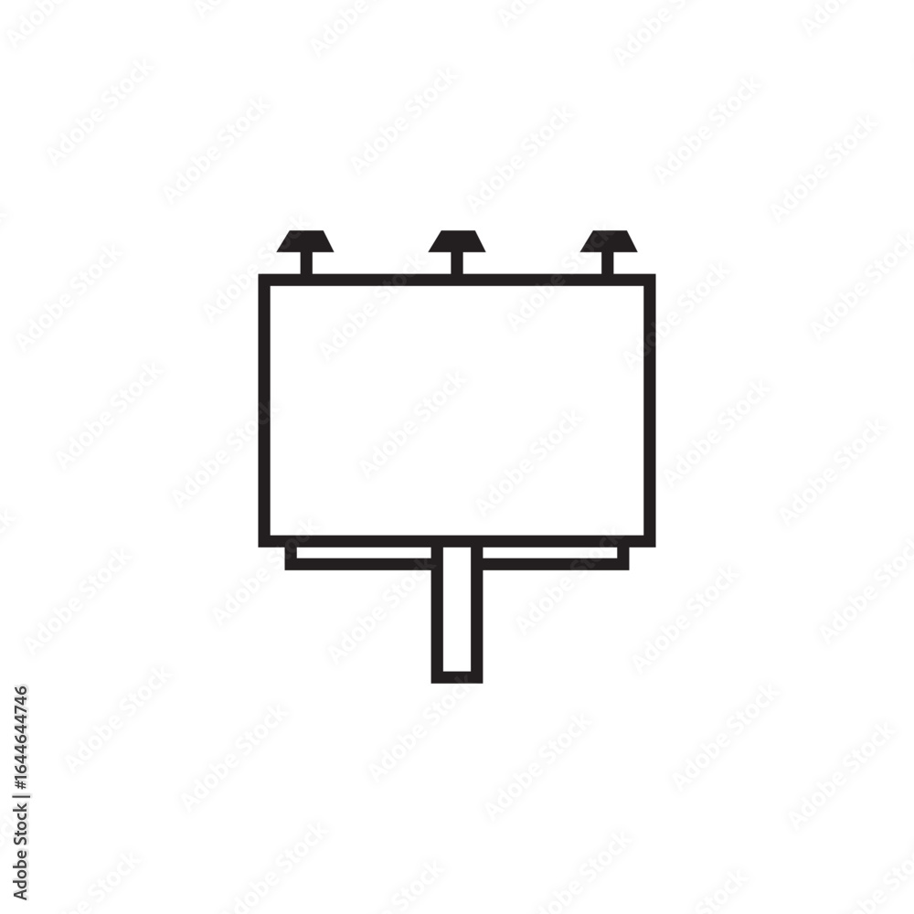 Obraz premium billboard icon
