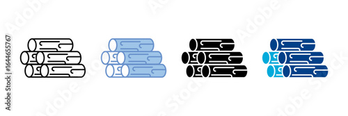 Raw Materials  Icon Set Multiple Style Collection