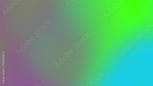Vibrant abstract gradient background blending colors of green, blue, purple, and gray