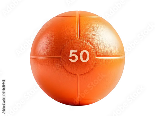 Orange Medicine Ball – Isolated