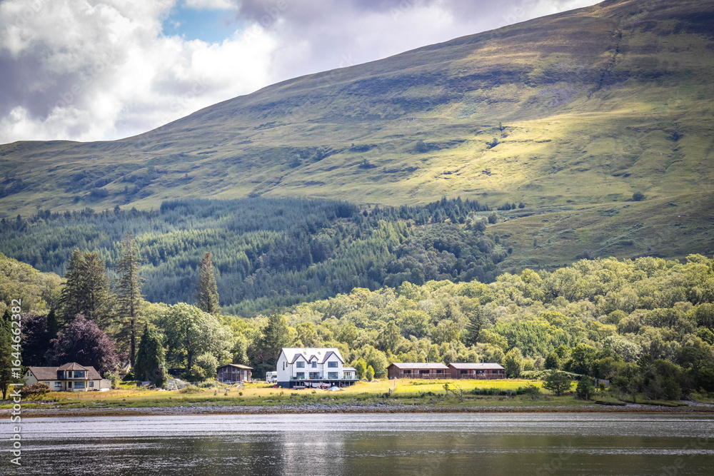 Obraz premium loch linnhe, highlands, scotland, uk