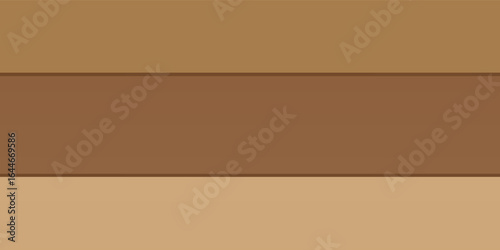 Abstract 3D minimalist brown texture background with three vertical panels. camel and chocolate brown. This seamless pattern offers a modern and neutral tone for creative projects.
