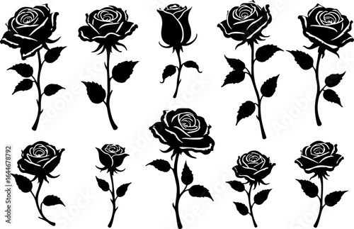 Gothic Dripping Skull & Rose Tattoo Vectors – Dark Edgy Floral & Skull Designs" VECTOR BUNDLE