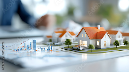 Real estate market analysis urban environment 3d model visualization business strategy professional context