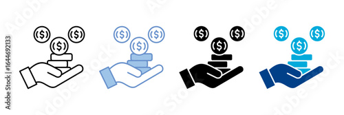 Finance Icon Set Multiple Style Collection