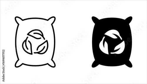 fertilizer icon set. Thin line fertilizer icon from agriculture and farm collection. vector illustration on white background
