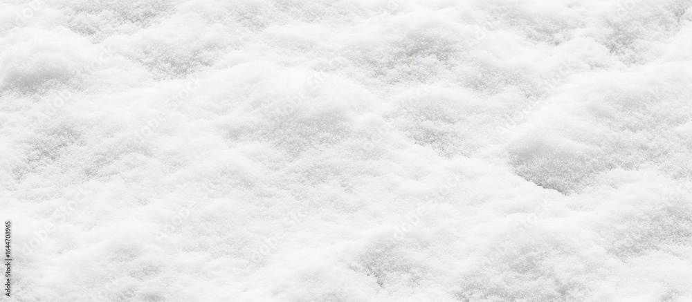 Fototapeta premium Undulating expanse of untouched snow reflecting winter's serene elegance