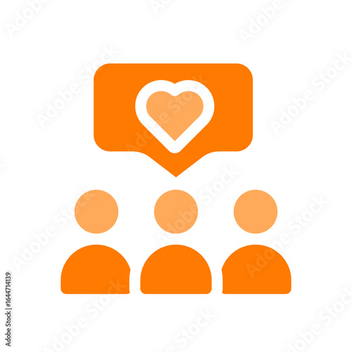 viral orange icon