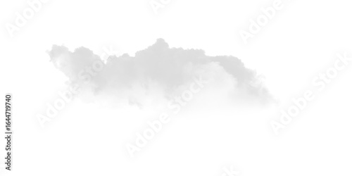A single gray cloud shape with jagged edges isolated against a plain black background in a simple image