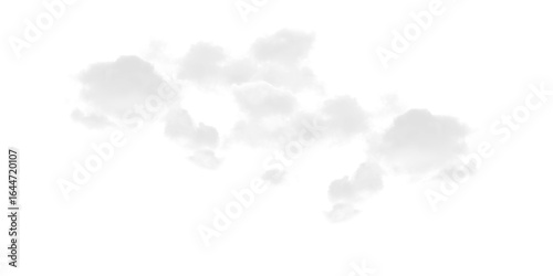 Fototapeta Naklejka Na Ścianę i Meble -  A pixelated cloud formation against a black background with varying shades of gray visible above