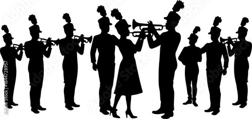 Rhythms of Expression: From Brass to Beats" vector