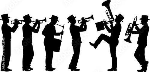 Rhythms of Expression: From Brass to Beats" vector