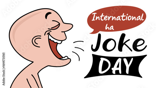 Celebrate international joke day with laughter and humor sharing jokes and funny stories with friends