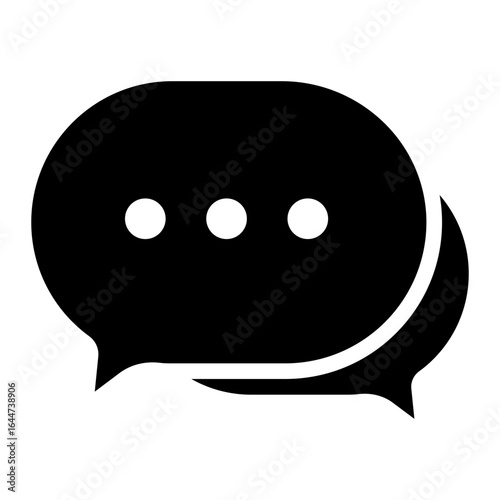 chat box gliph icons