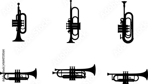 "Brass Echo: Thet, musician, jazz, horn, band, music,  Players" vector bundle