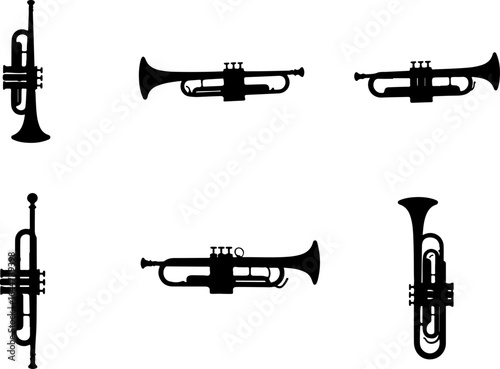 "Brass Echo: Thet, musician, jazz, horn, band, music,  Players" vector bundle