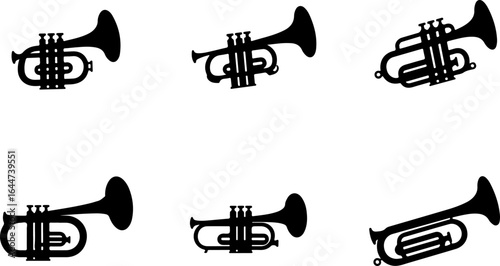 "Brass Echo: Thet, musician, jazz, horn, band, music,  Players" vector bundle