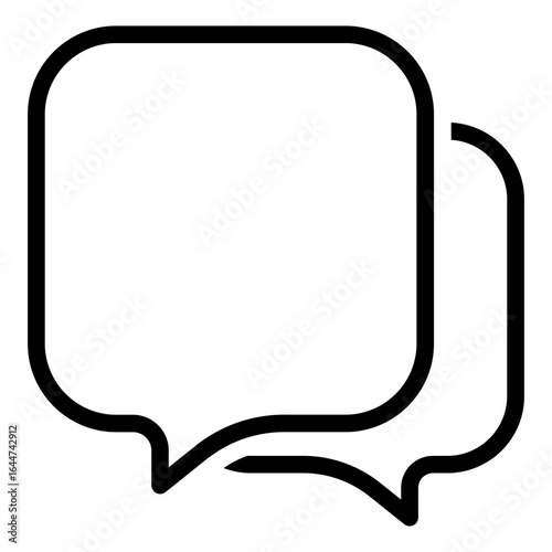 chat box line icon