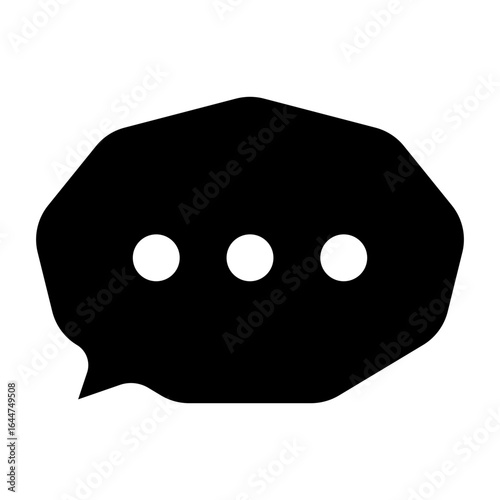 bobble chat gliph icon