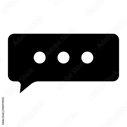 bobble chat gliph icon