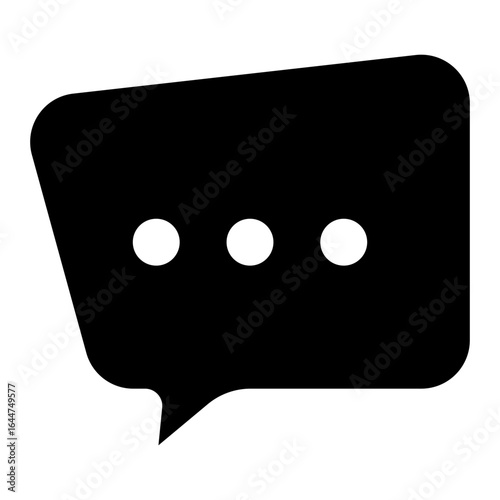 bobble chat gliph icon