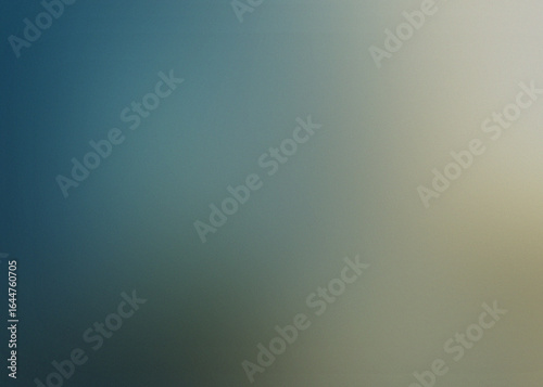 Abstract gradient background featuring blend of calming bluegreen and beige colors with smooth transition.
