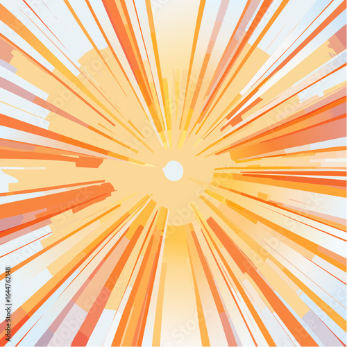vector comic style burst with dynamic motion