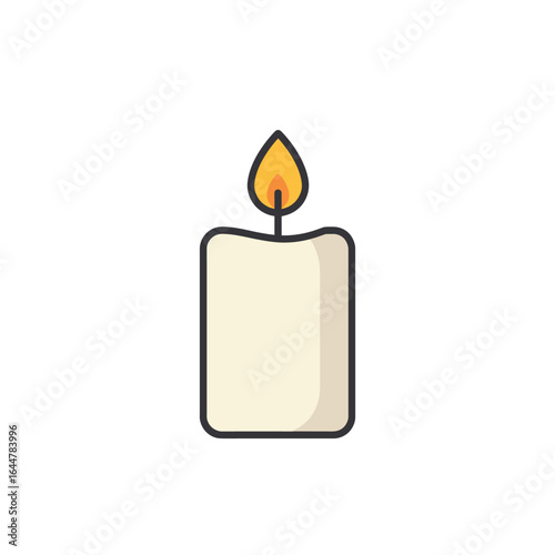 Simple Candle Flame