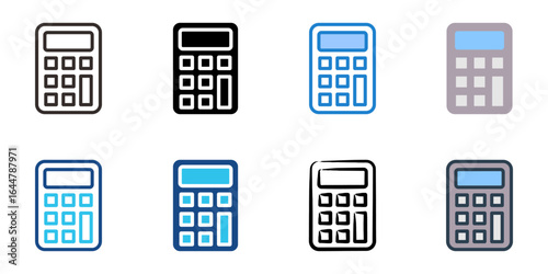 calculate icon set multiple style collection 
