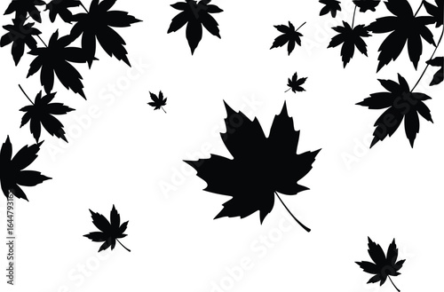 Stylized black silhouette of a pinwheel on a white background