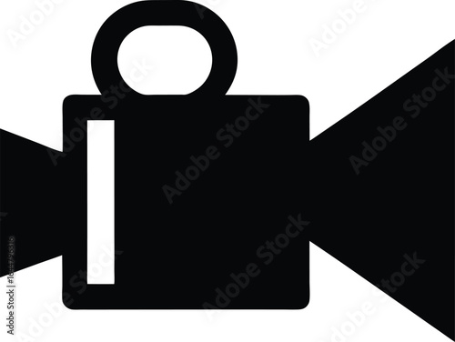 Video Camera Silhouette Icon