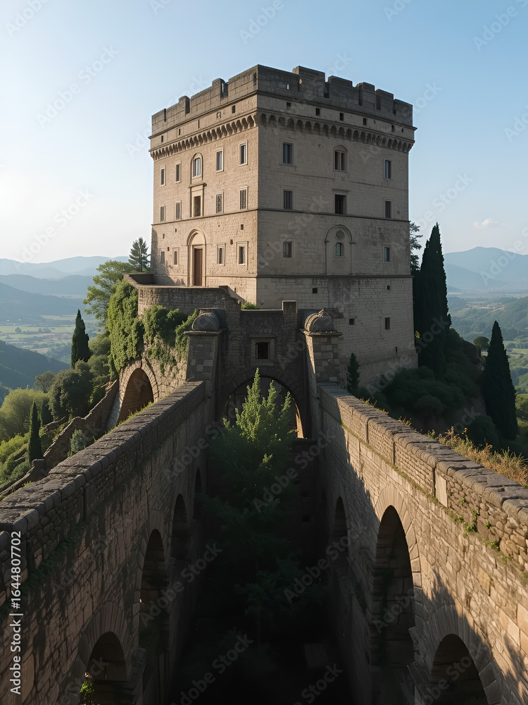 Obraz premium Fortress in the tuscany