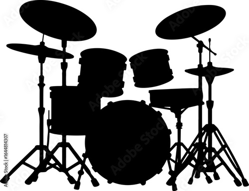"The Rhythm of Drums" drum kit, drums, drum set, vector